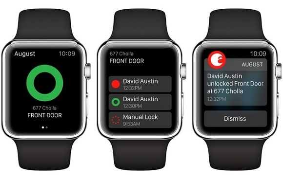 August smart lock turns the Apple Watch into a set of house keys